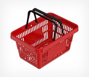 Корзина покупательская пласт. 20 л красн. (SBP20-RD)