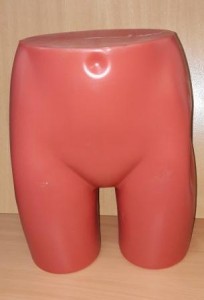Женское бедро объёмное прямое (рыжее, белое, чёрное)