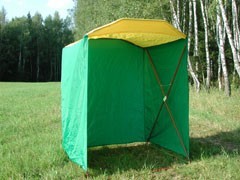 Палатка торговая 1,5х1,5 м кабриолет Россия