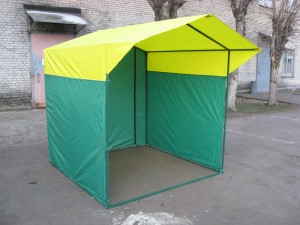 Палатка 2х2 м тент плотный, труба 20х20 мм. Россия