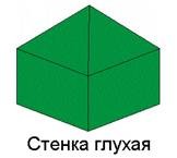 Стенка глухая 2,5 м.