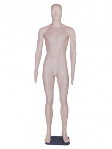 Манекен ростовой пластиковый мужской телесный