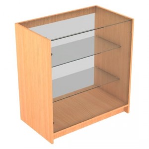 Прилавок остеклённый большой Пр-32-60Б. 900х600х500 (ВхДхШ)
