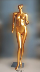 Манекен женский пол головы золото глянец АС-1(С4)