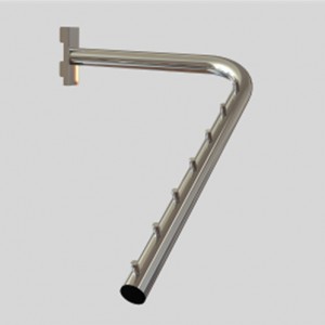 Кронштейн к профилю 7 штырьков Каналина (2234) изогнутый